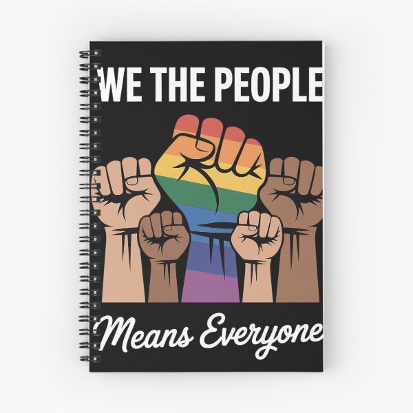 Item preview, We The People Means Everyone US Constitution LGBT Pride designed and sold by traceydowns.