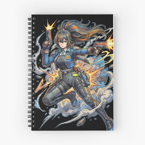 Item preview, Zhu Yuan Zenless Zone Zero ZZZ Public Security Ether Defense Gun Shield Captain Criminal Investigation Team Fan Art Portrait Poster T-Shirt Sticker Gift designed and sold by Senpaiwaves.