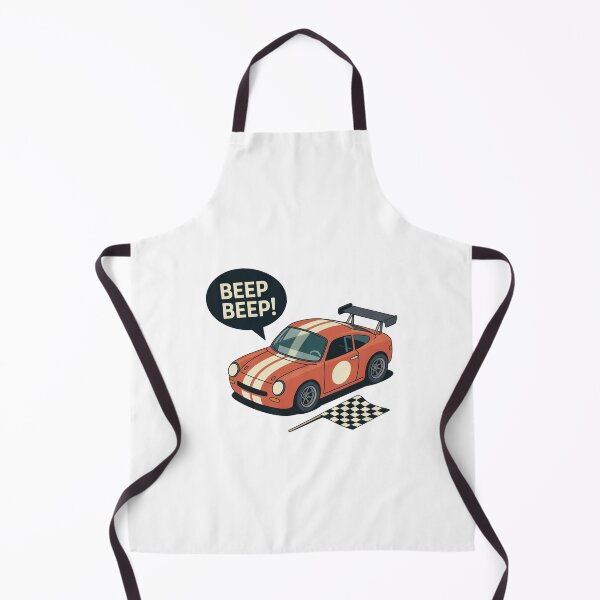 Item preview, Beep Beep Cute Retro Race Car designed and sold by MonkiFlipp.