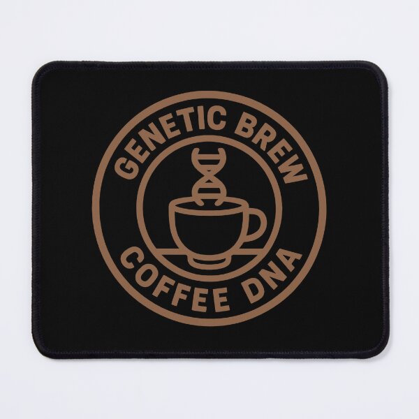 Item preview, Coffee DNA Genetic Brew Badge – Minimal Line Art Coffee Science Design designed and sold by ZuToMi.