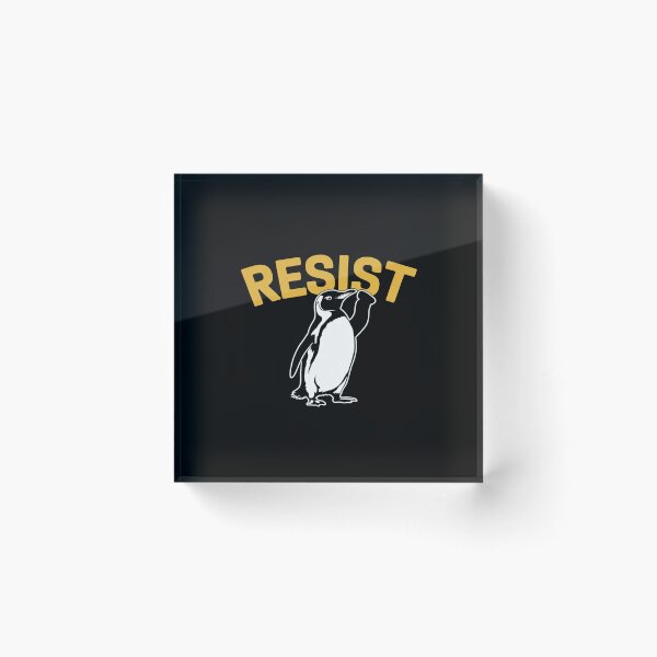Item preview, Resist Penguin Activism Against Tariffs1  designed and sold by MythWoot.