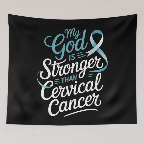 Item preview, Cervical Cancer Awareness Jesus Lovers designed and sold by tiekanamac.