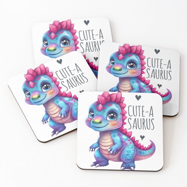 Item preview, Cute-A-Saurus Baby Dinosaur Kawaii Design designed and sold by LunaPixelStudio.