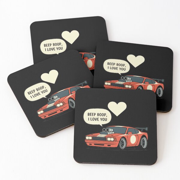 Item preview, Beep Boop I Love You Race Car designed and sold by MonkiFlipp.