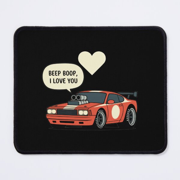 Item preview, Beep Boop I Love You Race Car designed and sold by MonkiFlipp.