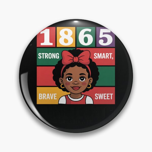 Artikelvorschau, Schwarzes Mädchen feiert Juneteenth 1865 Unabhängigkeitstag Kinder entworfen und verkauft von traceydowns.
