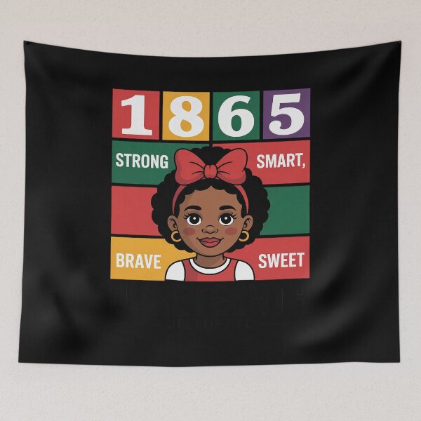 Item preview, Black Girl Juneteenth 1865 Celebrate Indepedence Day Kids designed and sold by traceydowns.
