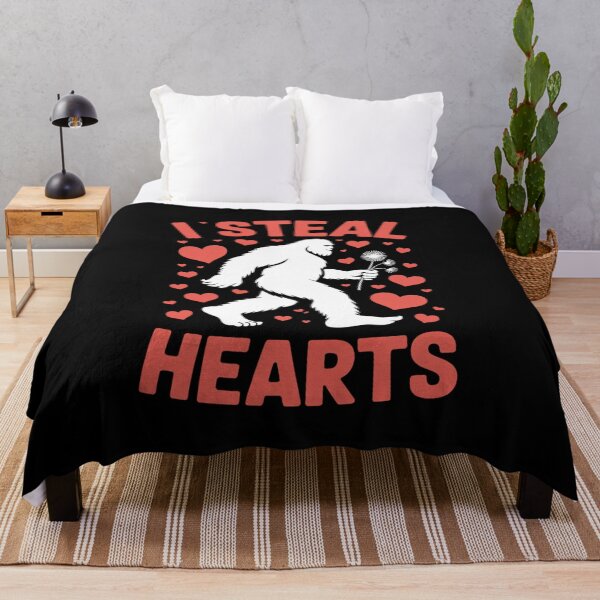 Item preview, Bigfoot I Steal Hearts Valentines Day Heart Sasquatch Lovers designed and sold by traceydowns.