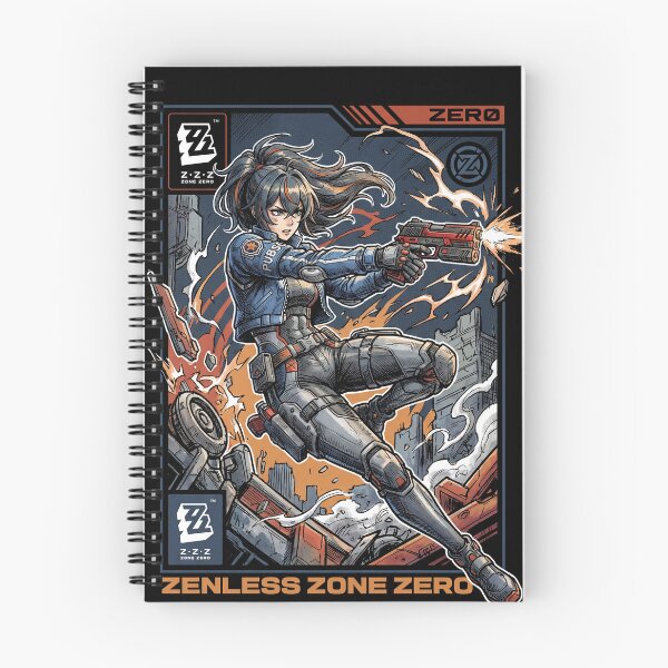 Item preview, Zhu Yuan Zenless Zone Zero ZZZ Public Security Ether Defense Gun Shield Captain Criminal Investigation Team Fan Art Portrait Poster T-Shirt Sticker Gift designed and sold by Senpaiwaves.