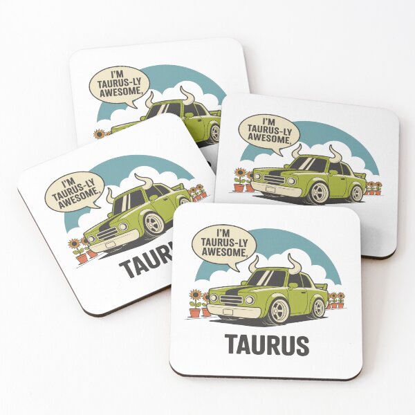 Item preview, I'm Taurus-ly Awesome Zodiac Car designed and sold by MonkiFlipp.