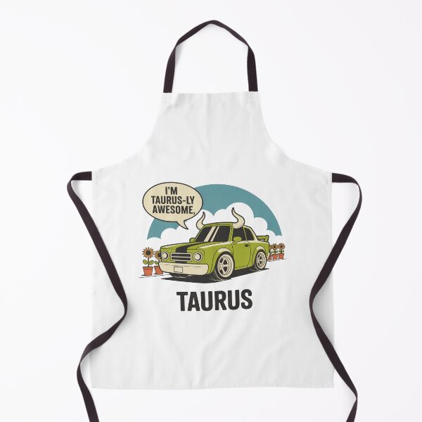 Item preview, I'm Taurus-ly Awesome Zodiac Car designed and sold by MonkiFlipp.