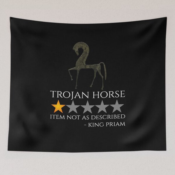 Item preview, Trojan Horse Meme - Epic Greek Mythology History - Troy designed and sold by Styrman.