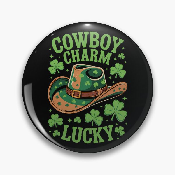 Item preview, Cowboy Lucky Cowboy St Patricks Day designed and sold by tiekanamac.