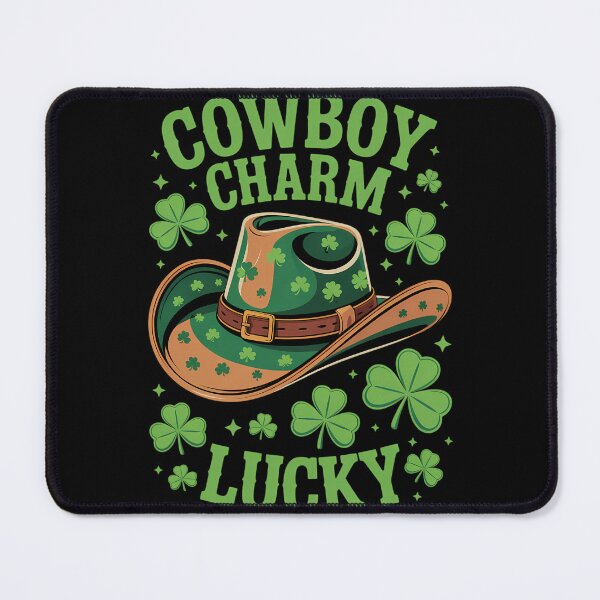 Item preview, Cowboy Lucky Cowboy St Patricks Day designed and sold by tiekanamac.
