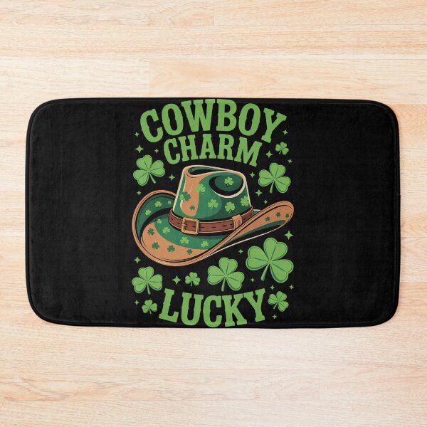 Item preview, Cowboy Lucky Cowboy St Patricks Day designed and sold by tiekanamac.
