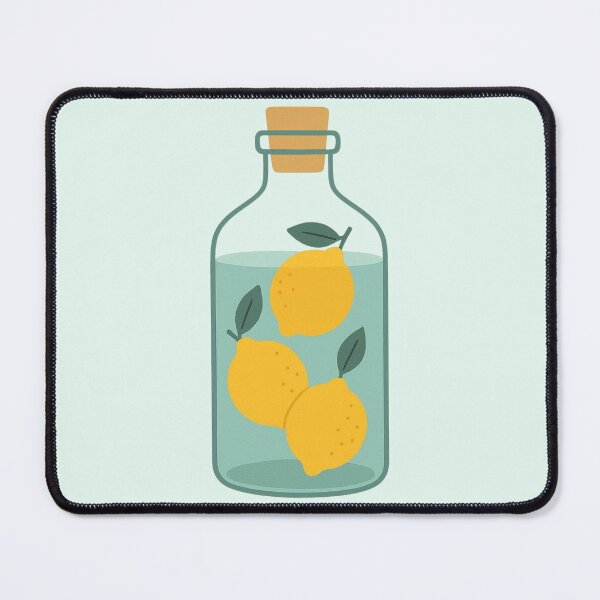 Item preview, Lemons in a bottle – minimalist illustration designed and sold by Aloloco.