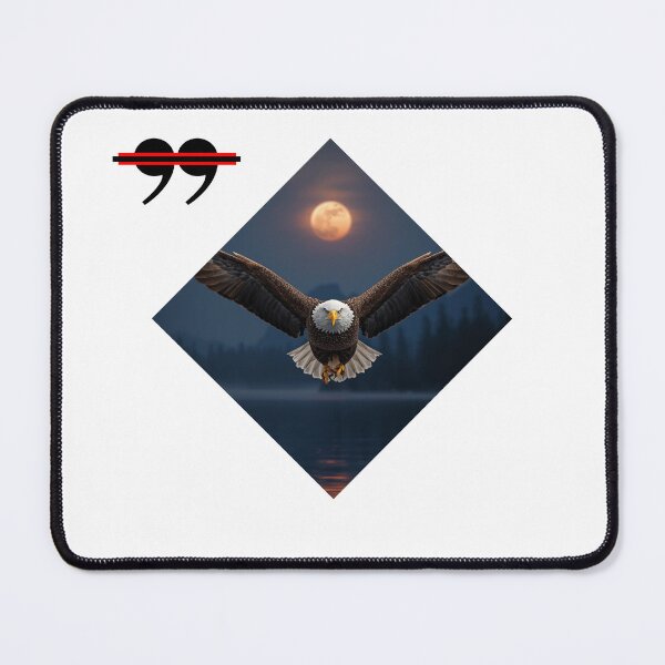 Item preview, Moonlit Flight of Power designed and sold by RIDVAN | Visual Art & Design.