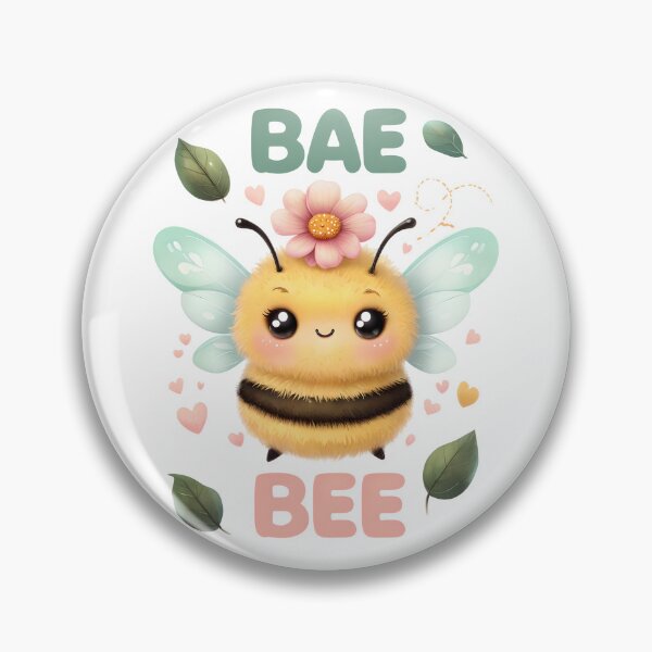 Item preview, BAE BEE Kawaii Bumblebee Cute Design designed and sold by LunaPixelStudio.