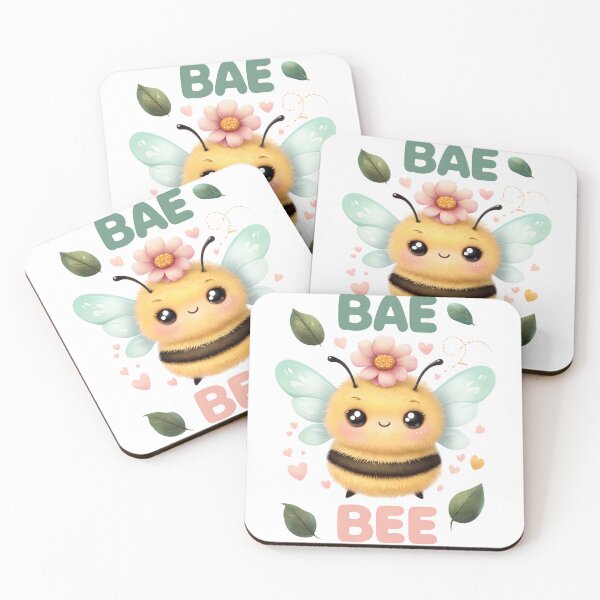Item preview, BAE BEE Kawaii Bumblebee Cute Design designed and sold by LunaPixelStudio.