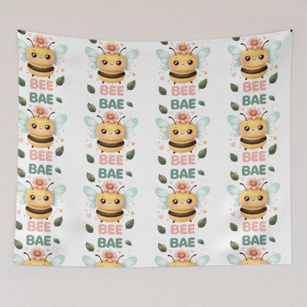 Item preview, BAE BEE Kawaii Bumblebee Cute Design designed and sold by LunaPixelStudio.