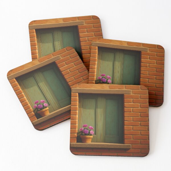 Item preview, Stories of Soft Pink Blossoms Written in Brick and Light - Nati Baleno designed and sold by NatiBaleno.