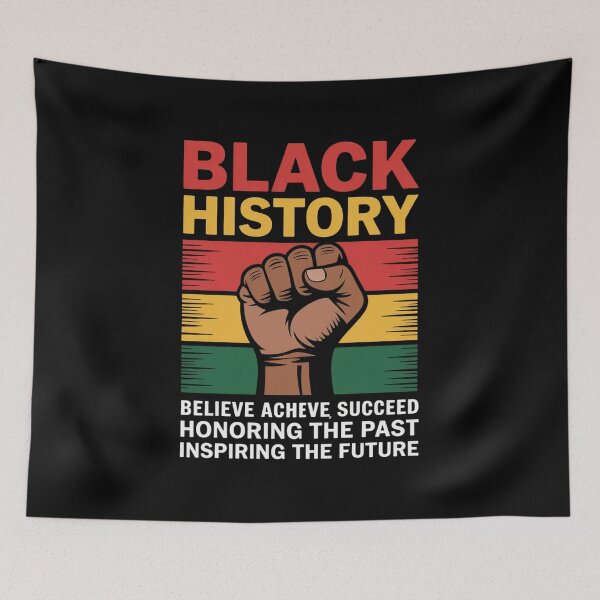 Item preview, Believe Achieve Succeed African Freedom Black History Month designed and sold by joedavila.