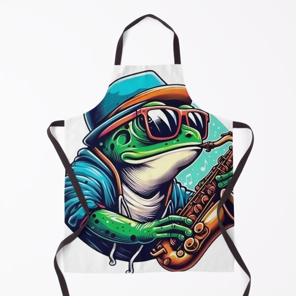 Artikelvorschau, Smooth-Jazz-Frosch spielt Saxophon entworfen und verkauft von Samthecreator01.