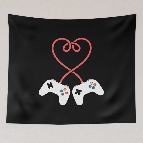 Item preview, Video Gamer Valentines Day With Controllers Heart designed and sold by joedavila.