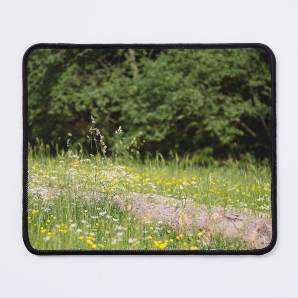Item preview, Wildflower Meadow with Fallen Tree – Peaceful Forest Clearing designed and sold by alicjamiekina.