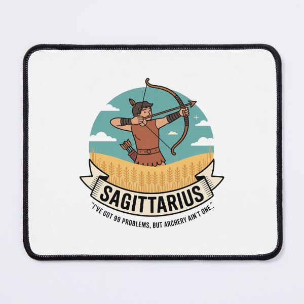 Item preview, Sagittarius Zodiac Archer Astrology Design designed and sold by MonkiFlipp.
