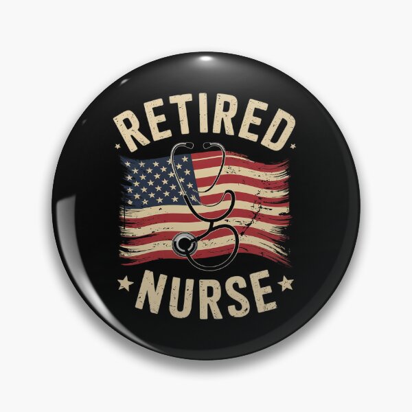 Item preview, Womens Retired Nurse American Distressed Flag   designed and sold by VerseFarm.