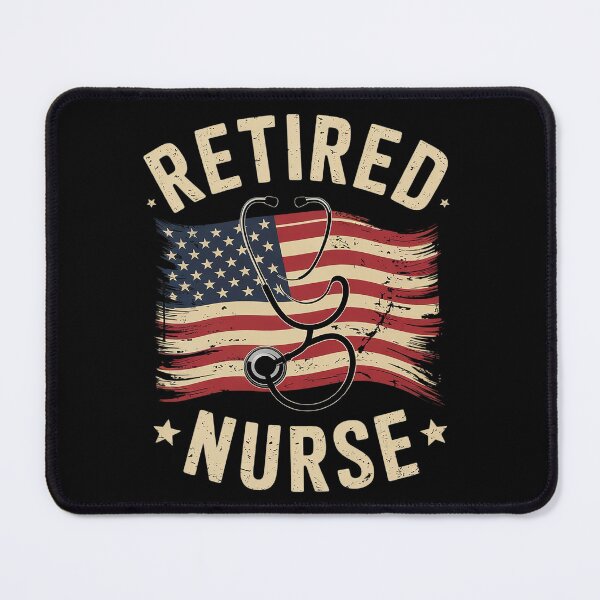 Item preview, Womens Retired Nurse American Distressed Flag   designed and sold by VerseFarm.