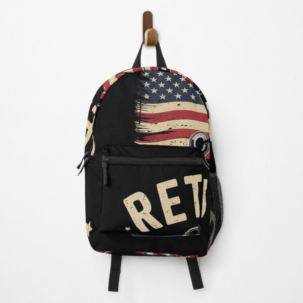 Item preview, Womens Retired Nurse American Distressed Flag designed and sold by VerseFarm.