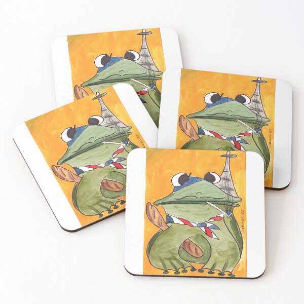 Item preview, Frogs, Frösche, Monsieur Grenouille designed and sold by Anke‘s Bazaar.