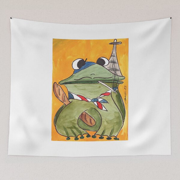 Item preview, Frogs, Frösche, Monsieur Grenouille designed and sold by Anke‘s Bazaar.