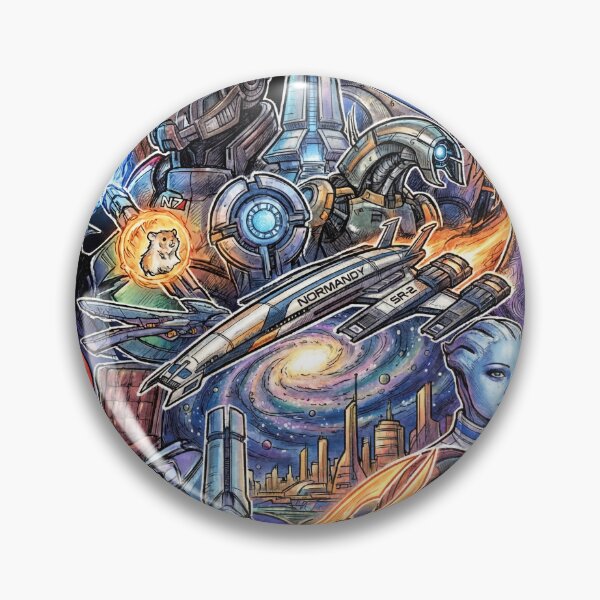 Item preview, Mass Effect 1-2-3 Normandy Crew Full Squad Shepard Garrus Tali Liara Wrex Kaidan Ashley Miranda Jacob Jack Mordin Thane Samara Legion James Vega Javik EDI Collage Fan Art Poster T-Shirt Sticker Gift designed and sold by Senpaiwaves.