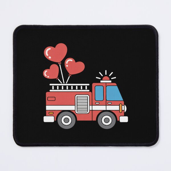 Item preview, Valentine's Day Red Firetruck For Toddlers Kids Adults designed and sold by joedavila.