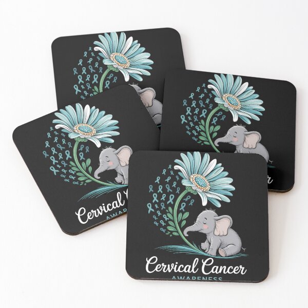 Item preview, Elephant Cervical Cancer Awareness designed and sold by tiemacopaxer.
