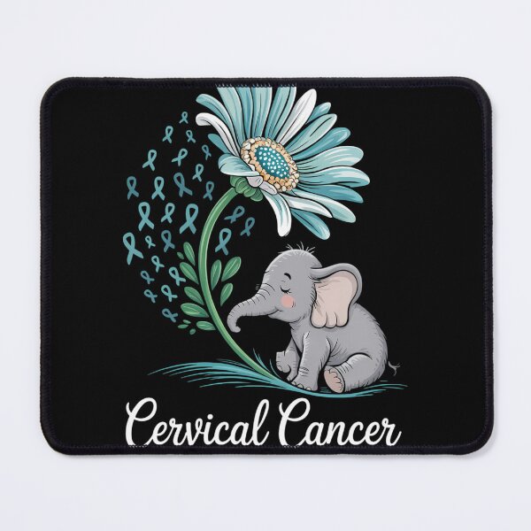 Item preview, Elephant Cervical Cancer Awareness designed and sold by tiemacopaxer.