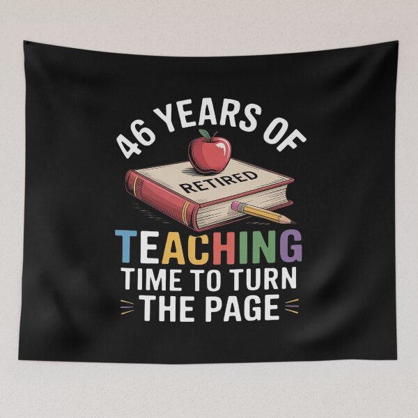 Item preview, 46 Years Of Teaching A+ Retired English Teacher  designed and sold by VerseFarm.