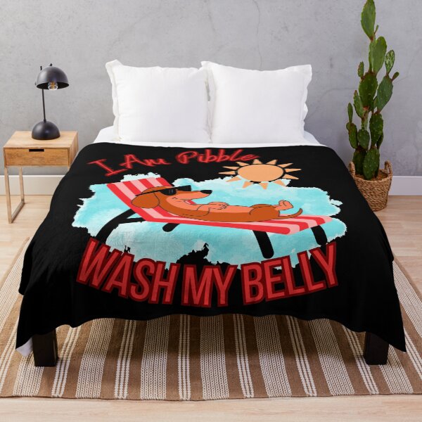 Item preview, I Am Pibble Wash My Belly designed and sold by StaticMood.