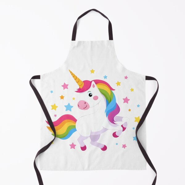 Item preview, Unicorn Illustration with Rainbow Colored Stars designed and sold by bestggraphico.