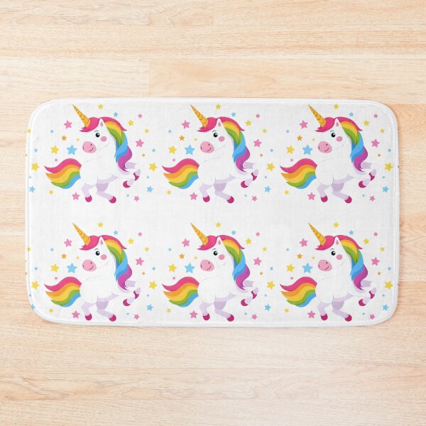 Item preview, Unicorn Illustration with Rainbow Colored Stars designed and sold by bestggraphico.
