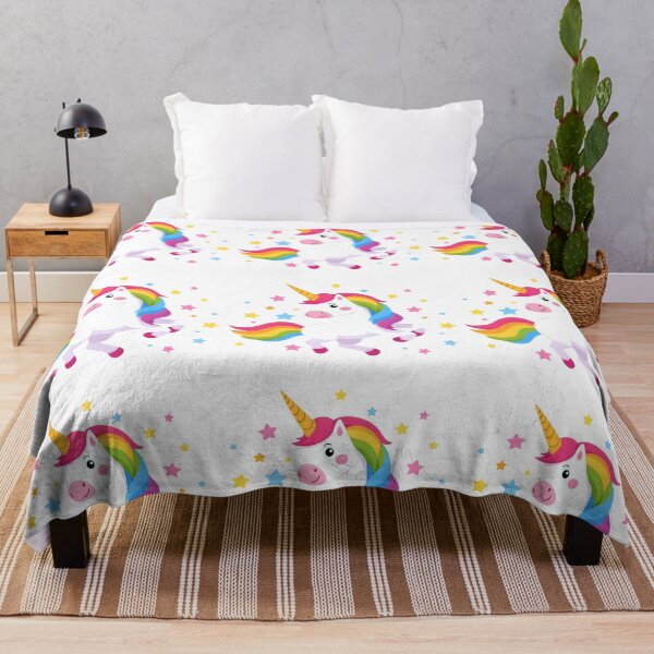 Item preview, Unicorn Illustration with Rainbow Colored Stars designed and sold by bestggraphico.