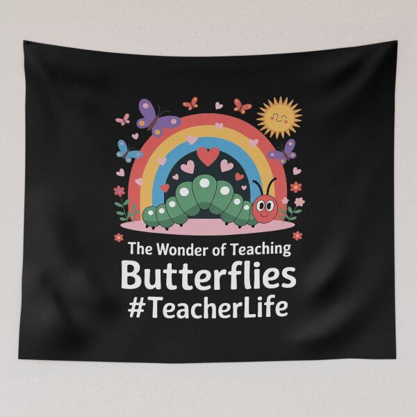 Item preview, The Wonder Of Teaching Is Watching Caterpillar Teacher Life designed and sold by RsFilsingerArt.