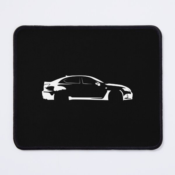 Item preview, IS F V8 (2014) Minimalist Car Silhouette (White) designed and sold by FearnCreative.