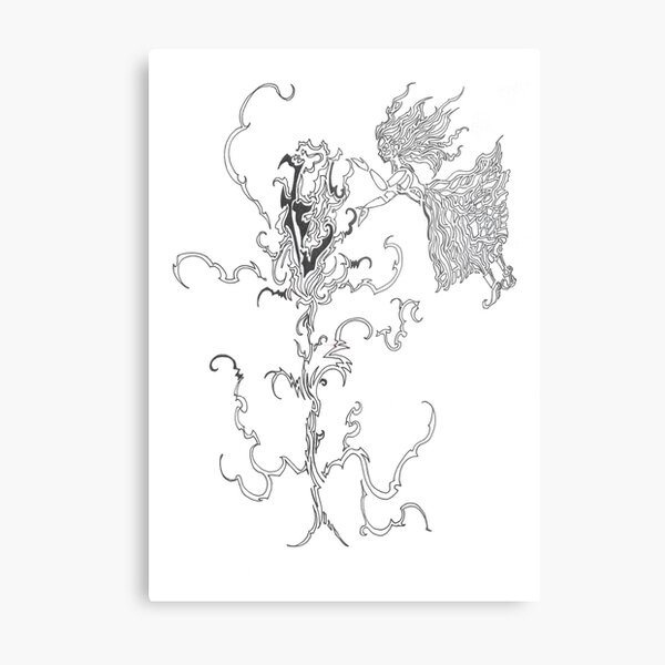 healing a flower Metal Print