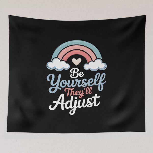 Item preview, Be Yourself Theyll Adjust Transgender Trans Pride Flag LGBT  designed and sold by VerseFarm.