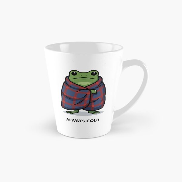 Item preview, Funny Frog Wrapped in Blanket Always Cold Freezing Humor designed and sold by Floomart.