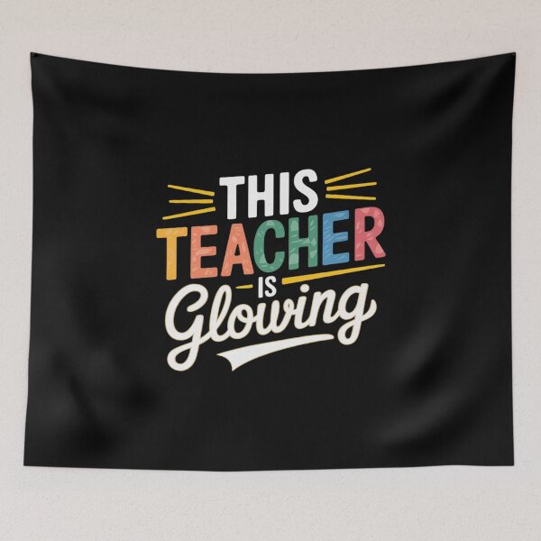 Item preview, This Teacher Is Glowing Summer Last Day Of School designed and sold by RsFilsingerArt.